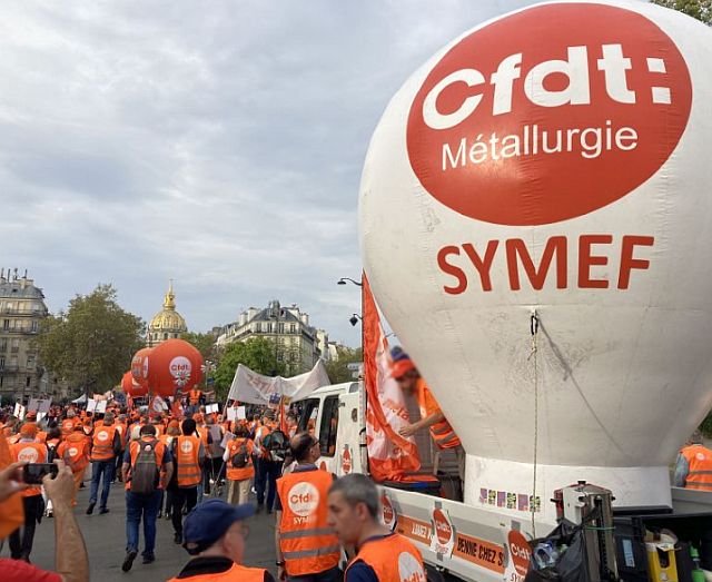 Ballon_SYMEF Ballon du SYMEF, manifestation à Paris